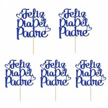 Topper na tort "Feliz Dia Del Padre", Topper na tort z okazji Dnia Ojca, Dekoracje Feliz Cumpleanos Papa, Dekoracje na przyjęcie z okazji Dnia Ojca