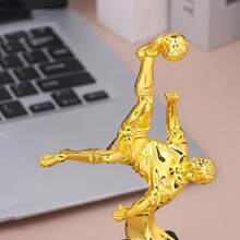 Gold Trophy Awards Football Plastic Model Craft Souvenirs Competition Soccer School Rewarding Supply Small Prize Cup