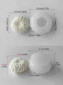 [3D Chrysanthemum Silicone Mold] Flexible Silicone, Heat Resistant Odorless, Multi-Purpose DIY /Candle/Resin Craft Tool, Mother's Day Valentine's Day Home Decor Essential