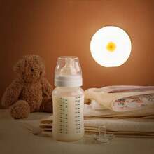 1 件迷你婴儿夜灯，便携式 LED 夜灯，带 3 种可调色调，壁灯，育儿室/走廊/卧室/浴室/客厅/壁橱照明，易于安装，可充电 USB 或电池供电，适合儿童和成人，母乳喂养，睡眠辅助，床头可调光暖夜灯，护眼