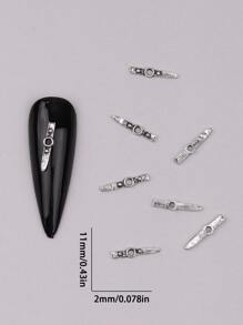20/30pcsY2k Punk Manicure Decoration Rock Cool Girl Nail Accessories DIY Nail Supplies