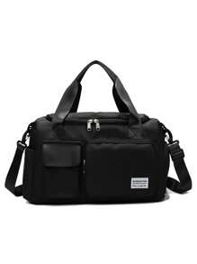 1 pezzo Borsa da viaggio multifunzionale personalizzabile per donne, borsa da palestra con scomparto asciutto/bagnato, manica trolley convertibile, borsa a tracolla con ricamo alla moda, borsa a tracolla pieghevole con scomparto per le scarpe, ottimo regalo per madre, amici, Natale, San Valentino, Festa della Mamma, Festa dell'Insegnante, Festa degli Infermieri, compleanno, forniture scolastiche, studenti di scuola media, studenti di scuola superiore, studenti universitari, matricole, studenti del secondo anno, studenti più giovani