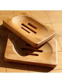 4 Stücke Bad Organizer Set - Seifenspender, Zahnbürstenhalter, Seifenschale und Flüssigseifenspender mit Holzdeckeln - Minimalistische Bad Küchen Reinigungs Aufbewahrung für Rückkehr zur Schule