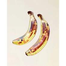 1PC Fashion Pink Disco Lemon Grape Apple Cherry Strawberry Poster Print Fashion Wall Art Picture Decor Frameless Canvas Painting Optional Frame ,Wall Art With Frame