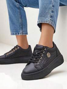 Damen durchbrochene Sportsneaker