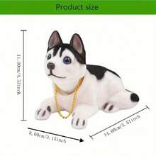 1pc Adorable Nodding Dog, Suitable For Home Decor And Office Decoration Car Accessories, Best Gift For Dog Lovers - View 6