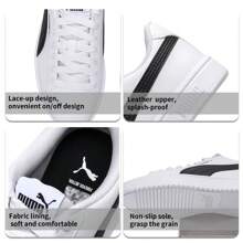Puma Rickie Classic Men's Shoes Women's Shoes Sports Shoes Outdoor Couple Shoes Skateboard Shoes Low-Top White Shoes Casual Shoes 394251-16
