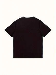 Mike Boxing Printed Cotton T-Shirt Unisex Men Women Causal Tyson Tops Summer Round Neck Short Sleeve Graphic Tee Big Size S-4XL - 黑色 - 查看 2