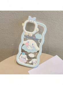 Sanrio Sanrio Cartoon Phone Case Is Compatible With IPhone 15/14/13/12/11/XS/XR/X Plus Pro Max Mini Phone Case TPU Silicone Soft Case Cartoon Cute, Simple, Creative All Inclusive(Camera Through Hole Design, Some Models Are Not Fully Fitted Package) Waterproof Shockproof Anti-Fall Scratch Resistant