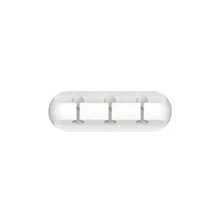 1 pieza Clip de gestión de cables con múltiples ranuras, organizador de cables de escritorio de silicona, soporte adhesivo para gestión de cables de escritorio - Adecuado para sistema de gestión de cables de escritorio, hogar, oficina y automóvil - Accesorio de estante de cables de mesita de noche