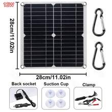 Panneau solaire portable chargeant par USB, pour camping extérieur, randonnée, chargement d'urgence, chargement portable de téléphone mobile