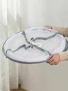 居家生活,洗衣双层,晾衣网,晾晒网兜,家用晾衣篮,内衣袜子毛衣晾晒神器,可折叠晾衣架,便携式,多功能晾衣网,居家必备