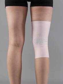 VBOSI 1pc 3D Knitted Knee Sleeve - Breathable Anti-Slip Compression Sleeve, Suitable For Basketball, Running And Fitness, Unisex - Multicolor - View 5