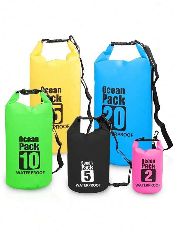 Sacs étanches pour l'extérieur, sacs à dos pour la natation et le rafting, sacs de seau de plongée, sacs de rangement, sacs à dos étanches, sacs de rangement et de séchage étanches de voyage en PVC/sacs de plage, étui étanche pour téléphone