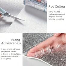 DIY Linen Wallpaper Wall Sticker, Wall Wallpaper, Furniture Adhesive Paper, Wall Adhesive Paper, Wall Stickers,Suitable For Home Waterproof And Moisture-Proof Self-Adhesive Wallpaper