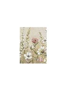 1/3 件现代花卉墙面艺术海报，现代风格墙面艺术，精致花朵和柔和色调的插图，优雅精致的帆布艺术品墙画礼物，非常适合卧室、浴室、办公室、客厅、墙壁装饰、家庭和宿舍装饰，无框/有框