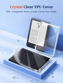 Ayotu 1 pieza Funda protectora de Kindle tipo flor de rosa, compatible con Kindle Paperwhite 12th Gen 2024/Kindle (11th Gen - Lanzado en 2024)/Kindle 10th Gen 2019, con bolsas de aire en las cuatro esquinas, anticaída, funda de Kindle de moda - Multicolor - Ver 6
