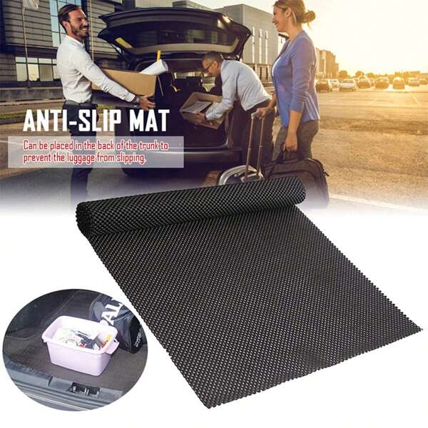 Tapete Antiderrapante Personalizável, Revestimento Multiuso para Porta-Malas de Carro, Tapete para Uso Doméstico e Automotivo, Almofada Antiderrapante para Assento, Suporte para Telefone e Copo