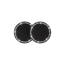 2 Stücke Auto Becherhalter Silikon Anti-Rutsch Matte, Auto glänzende Becherhalter Untersetzer, Fahrzeug Innenraum Ablage Pad, geeignet für Auto, SUV - erhältlich in Schwarz, Pink, Blau