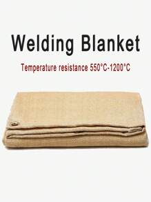 Couverture de soudage épaissie de 1,2/1,8/2,4 M, résistante à la chaleur, ignifuge, tapis de protection haute température, couverture d'isolation élevée, grande couverture d'isolation de soudage, couverture anti-feu