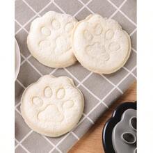 1pc Cat Paw Shaped Sandwich Mold DIY Baking Tool, Cat Paw Toast Maker, Kitchen Tool, Bread - Black - View 5