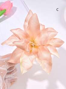 1pc Tropical Style Faux Flower Hair Clip, Suitable For Travel Photo Shoot And Outfit Accessory Claw Clips Hair Claws Hair Barrettes