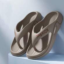 Herren bequeme EVA Sandalen - atmungsaktiv, weiche Sohle Strandpantoffeln mit Fußgewölbeunterstützung, rutschfeste EVA Lässig Flip-Flops, weiche Sohlen-Slides, geeignet für alle Jahreszeiten