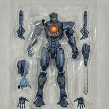 18cm Posable Mecha Toy Model, Pacific War Mecha, Galaxy Precision Assembly Model, Cool Mecha Figurine, Mecha Assembly Model Toy, Desktop Display Model, Collectible Mecha Exhibition Model, Mecha Action Figure Model (Random Support Color) - Multicolor - View 13