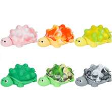 3D Schildkröten-Bubble Quetschspielzeug, Fidget-Spielzeug, modisches Bubble-Pop-Stresslinderungsspielzeug, Bubble-Popping-Spielzeug für Erwachsene und Kinder, Partyspieledekor-Geschenk für Weihnachten, Halloween, Entspannungsspielzeug, Spaß am Drücken und beliebtes Spiel für Kinder und Erwachsene