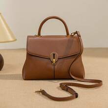 Niche Design Handbag Fashion Shoulder Bag Simple Commuter Bag Hundreds Of Handheld Female Crossbody Bag - Gingerbread Brown - View 4