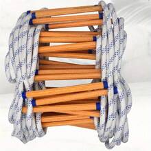 Emergency Rope Ladder – Portable Outdoor Escape And Climbing Ladder For Home, Balcony And Rescue Use - Orange - View 4