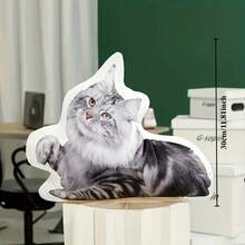 A Personalized Custom Pet Pillow And Pet Toy - A Plush Fabric Cushion With A Photo Of Your Dog Or Cat, The Perfect Birthday Gift For Your Girlfriend Or Boyfriend, Thanksgiving, Halloween, And Christmas, The Perfect Holiday Gift,Multi-Functional,Reusable,Ornamental,Exquisite,Stylish,Adorable,Colorful,Cute,Funny,Custom,Personalized,Customized,Unique,Ideal Gifts For Her,Ideal Gifts For Him,For Anniversaries,For Birthdays,Toys & Games,2025 Halloween Accessories,Unique Gift,Perfect For Home Decor,Machine Washable, Digital Printing - Upload Pictures to Customize Pillows - View 14