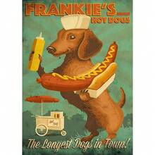 Tranh treo tường nghệ thuật động vật vui nhộn, tranh vải hiện đại, hình ảnh trừu tượng cho phòng khách, trang trí nhà, quà tặng, khung tùy chọn - Nhiều màu - Xem 44