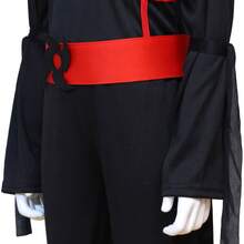 动漫人物角色扮演服装 - 万圣节及主题派对制服，3种款式可选，透气男女通用面料 - 黑色-B - 查看 5