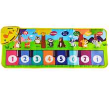 Alfombra de piano musical multifuncional para niños, estera de baile de teclado para bebés y niños pequeños con 8 sonidos de animales, juguete de educación temprana, regalo de Navidad y cumpleaños para niños