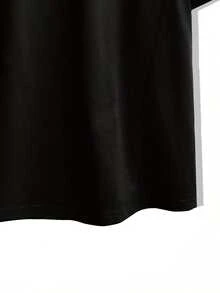 Customizable Women Hoodie Long Sleeve - Customize Your Name/Text/Logo/Photo/Pattern/Family Photo/Team Uniform/Party Logo/Friend Name/Gift/Dance Group Logo Design - Design Your Personalized Top - Black - View 4