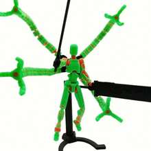 3D打印个性化T13可动人偶配件，第13个假人T13多关节可动收藏家桌面装饰玩具 - 彩色 - 查看 26