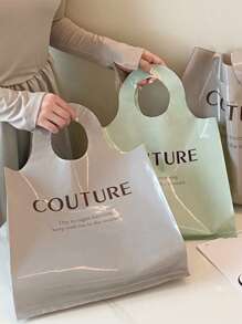 Hot-Selling Clothing Store Thickened Plastic Hand-Held Shopping Bags, Gift Packaging Bags For Clothes, Wholesale In Stock
