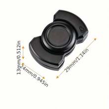 Juguete antiestres de acero inoxidable con 3 en 1: spinner de dedos, moneda pop y clip de Telegram - Gadget para aliviar el estrés