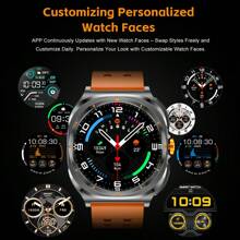 GUHUAVMI 2025 New TWS Earphones Smartwatch 2-In-1, 1.53'' HD Screen, HiFi Sound Effects, Built In Earbud, Wireless Call, NFC Smart Watch, Fitness Tracker With Pedometer, Heart Rate Sleep Monitor Smartwatch, Sports Music Watch, Compatible With IOS And Android, Compatible With Galaxy Watch 7 Ultra
