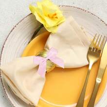 10Pcs/20pcs/50pcs Lavender Satin Ribbon Bows 2" Self Adhesive Satin Bows For Gift Wrapping Premade Satin Bows With Double-Sided Tape For Making Crafts Baby Shower Birthday Party Wedding Decorations Christmas Decorations Home Christmas Gifts Christmas Decor - Baby Pink - View 6