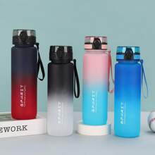 PC 500ml/1000ml Plastic Graduated Water Bottle - Outdoor Sports Water Bottle - Pure Drinking Water Bottle - Leak-Proof, Easy To Carry - Suitable For Fitness Gyms And Outdoor Hiking Trips