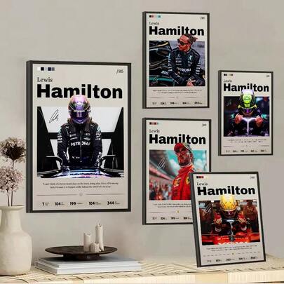 1pc Pop Sports F1 Legend Racing Poster Wall Art Print Poster Decorative Modern Home Decor Birthday Gift Optional Frame ﻿ ,Wall Art With Frame