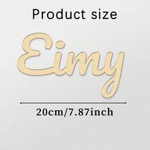 1 pieza Placa decorativa de acrílico con nombre personalizado en rosa/dorado/plateado/azul, perfecta para bodas, cumpleaños, aniversarios, Día de la Madre, decoración de habitaciones, decoración del hogar, decoración de dormitorios, decoración para Navidad, Acción de Gracias, Halloween, fiestas de graduación y celebraciones - Multicolor - Ver 10