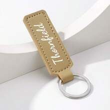 Customized Keychain Accessories Personalized Bag Accessories Minimalist Car Key Accessories Customizable Name Keychains Creative Gift Keyrings , Holiday Essential - Multicolor - View 7