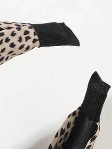 2/4pcs Fabric Leopard Print Twist Headbands - Multicolor - View 6