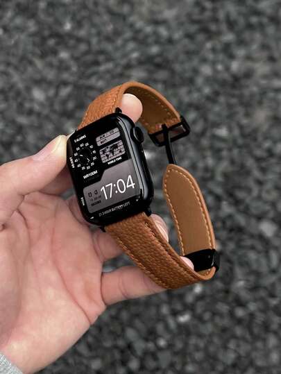Leather Magnet Strap For Men And Women,Compatible With 46mm 45mm 49mm 38mm 40mm 41mm 42mm 44mm Watch Bands;Compatible With Apple Watch Series Ultra2/Ultra/SE2/SE/11/10/9/8/7/6/5/4/3/2/1