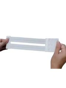 Elastic Bra Extender Size 23 X 5.5 CM - Model 3 Hooks 3 Adjustments Transparent Large - Blanco - Ver 3