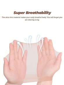 Natural Breathable Wig Cap – Ultra Thin Transparent Nylon, Lightweight Stretchy Bald Cap For Lace Front Wigs, Comfortable Summer Wear For Women