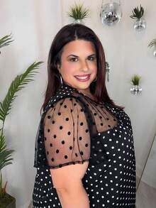 Enliva Jennifer_samantha_style Plus Size Casual Minimalist Fashion Tie Front Shirt, Everyday Wear, Summer Top For Women/Summer, Vacation Woman Top, For Apple Rounded Body Shape